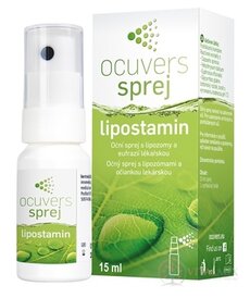Ocuvers spray lipostamin očné kvapky v spreji, lipozómy a euphrasia, 1x15 ml
