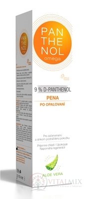 omega PANTHENOL 9% ALOE VERA pena po opaľovaní 1x150 ml
