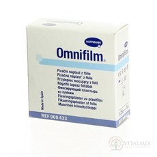 OMNIFILM hypoalergénna náplasť fixačná z transparentnej fólie (1,25cmx5m) 1x1 ks