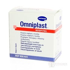 OMNIPLAST náplasť textilná na cievke (2,5cmx5m) 1x1 ks