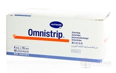 OMNISTRIP hypoalergénne prúžky na stiahnutie rany (6x76 mm) 50x3 ks (150 ks)