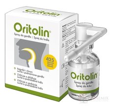 Oritolin sprej do krku - 425 dávok 1x30 ml