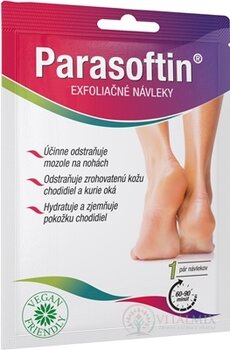 PARASOFTIN Exfoliačné NÁVLEKY vegan friendly (inov. 2023) 1x1 pár