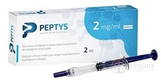 PEPTYS 2 roztok peptidov PEP-22 z kolagénu 2 mg/ml injekcia predplnená, nízkomolekulárne peptidy (LWP) 1x2 ml