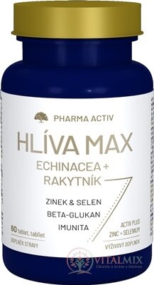 Pharma Activ HLIVA MAX Echinacea + Rakytník tbl 1x60 ks