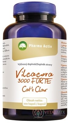 Pharma Activ Vilcacora 3000 FORTE Cat´s Claw cps 1x200 ks