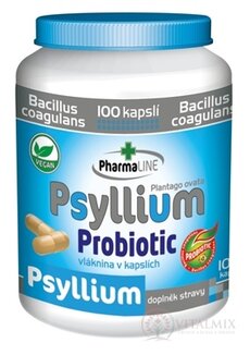 PharmaLINE Psyllium Probiotic cps 1x100 ks