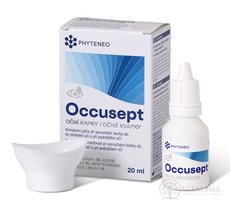 Occusept ENEO očné kvapky, s vaničkou, 1x20 ml