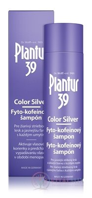 Plantur 39 Color Silver Fyto-kofeínový šampón 1x250 ml