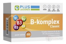 PLUS LEKÁREŇ B-komplex Classic tbl 1x100 ks