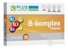 PLUS LEKÁREŇ B-komplex Classic tbl 1x30 ks