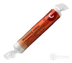 PLUS LEKÁREŇ Hroznový cukor s vitamínom C tbl, s príchuťou jahody 1x17 ks