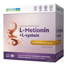 PLUS LEKÁREŇ L-Methionine + L-cysteín cps 1x90 ks