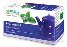 PLUS LEKÁREŇ Priedušková bylinná zmes porciovaná, záparové vrecká 20x1,5 g (30 g)