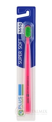 PLUS LEKÁREŇ SUPER SOFT 3650 zubná kefka (rôzne farby) 1x1 ks