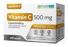 PLUS LEKÁREŇ Vitamín C 500 mg Lipozomálny tbl 1x60 ks