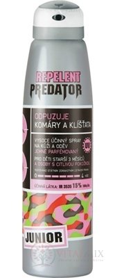 PREDATOR REPELENT JUNIOR sprej proti komárom a kliešťom 1x150 ml