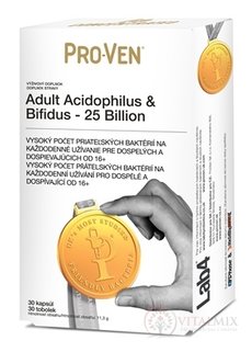 Pro-Ven Adult Acidophilus & Bifidus  - 25 Billion cps 1x30 ks