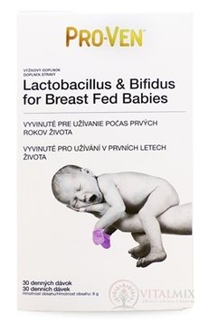 Pro-Ven Lactobacillus & Bifidus plv for Breast Fed Babies (30 dávok) 1x6 g