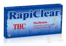 RapiClear THC (Marihuana) IVD, test drogový na samodiagnostiku 1x1 ks