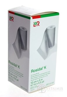 ROSIDAL K 12cmx5m obväz s krátkym ťahom 1x1 ks
