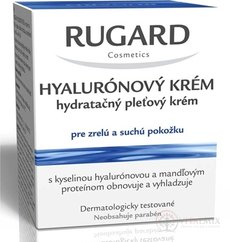 RUGARD HYALURÓNOVÝ KRÉM hydratačný pleťový krém pre zrelú a suchú pokožku, 1x50 ml