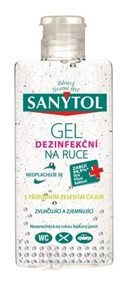 SANYTOL GÉL dezinfekčný na ruky s prírodným zeleným čajom 1x75 ml