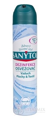 SANYTOL OSVIEŽOVAČ Vzduch sprej, horská vôňa, 1x300 ml