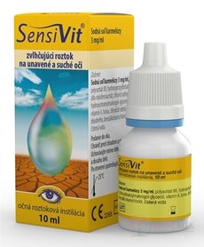 SensiVit unavené suché oči (očná roztoková instilácia) 1x10 ml