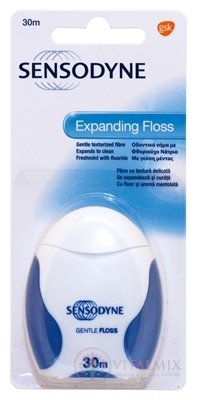 SENSODYNE Expanding Floss zubná niť 30 m, 1x1 ks