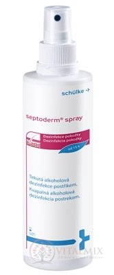 Septoderm spray dezinfekcia pokožky rozprašovač 1x250 ml