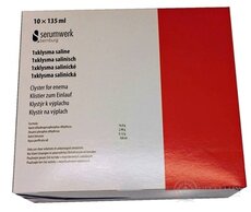 serumwerk Klysma salinická (klyzma) klystír na výplach 10x135 ml