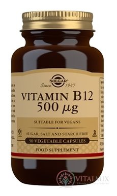 Solgar Vitamin B12 500 µg cps 1x50 ks