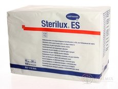 STERILUX ES kompres nesterilný so založenými okrajmi 17 vlákien 8 vrstiev (10x20 cm) 1x100 ks