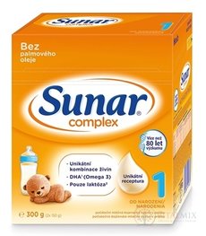 Sunar Complex 1 počiatočná mliečna výživa (od narodenia) (inov.2020) 1x300 g
