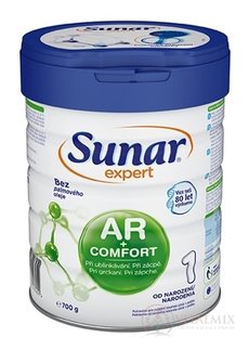 Sunar Expert AR & COMFORT 1 dojčenská výživa 1x700 g