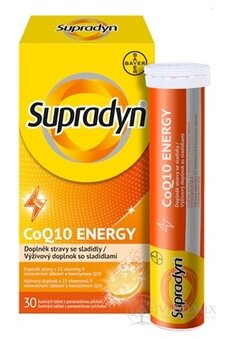 Supradyn CoQ10 ENERGY šumivé tbl s pomarančovou príchuťou 1x30 ks