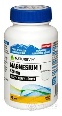 NATUREVIA MAGNESIUM 1 - 420 mg tbl 1x90 ks