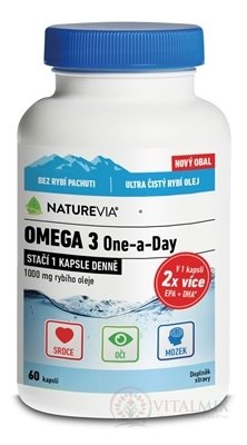 NATUREVIA OMEGA 3 One-a-Day 1000 mg cps 1x60 ks