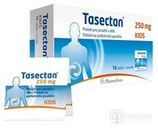 Tasectan KIDS 250 mg prášok pre deti, vrecúška 1x10 ks