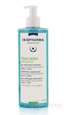 TEEN DERM Gel Sensitive čistiaci gél pre citlivú pleť so sklonom k akné 1x400 ml