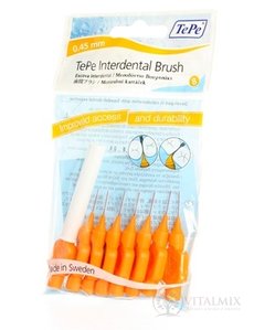TePe Medzizubná kefká 0,45 mm size 1 (oranžová) 1x8 ks