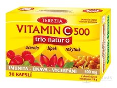 TEREZIA VITAMÍN C 500 trio natur+ cps 1x30 ks