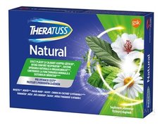 THERATUSS Natural pastilky s príchuťou malina 1x16 ks