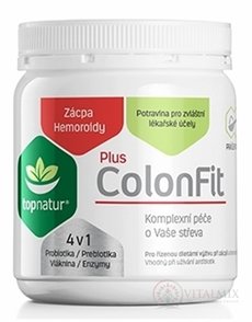 topnatur ColonFit PLUS enzýmy 4v1 prášok 1x180 g