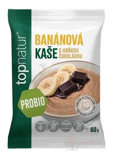 topnatur Probio KAŠA Banán s čokoládou instantná ryžová kaša 1x60 g
