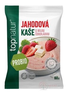 topnatur Probio KAŠA Jahoda a biela čokolada instantná ryžová kaša 1x60 g