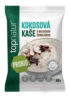 topnatur Probio KAŠA Kokos s belgickou čokoládou instantná ryžová kaša 1x60 g