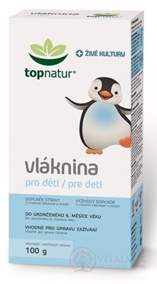 topnatur VLÁKNINA PRE DETI plv 1x100 g