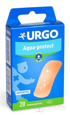 URGO Aqua-protect umývateľná náplasť, 3 veľkosti, 1x20 ks